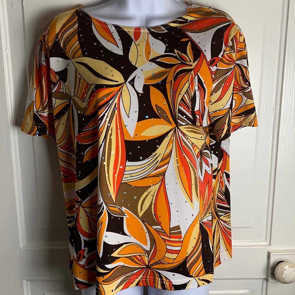 N touch Blouse with Silver sequins Size 14